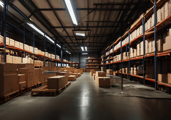 Conducting stock checks in the warehouse.