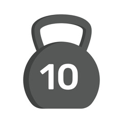Download this premium icon of gym kettlebell, weight ball vector design
