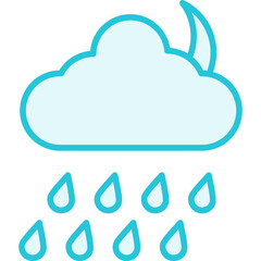 Rainy Night Icon