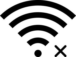 Wi-Fi Icon Vector. Wireless and wifi icon symbols and sign.
