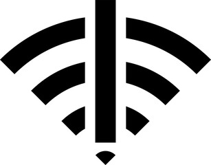 Wi-Fi Icon Vector. Wireless and wifi icon symbols and sign. - obrazy, fototapety, plakaty