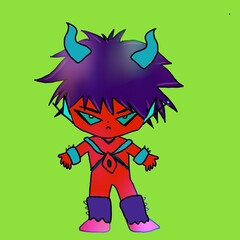 zombie animal bull boy