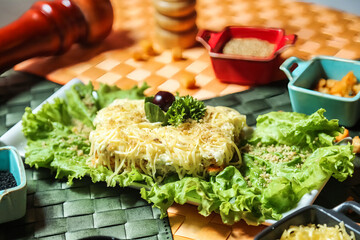 Assorted Food Spread on a Table