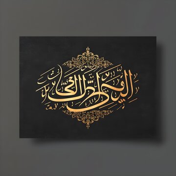 Islamic calligraphy allahu akbar translate allah is the greatest arabic artwork vector quran
