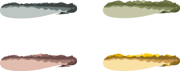 abstract nature view-pond lake trees forest woods