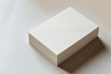 Cream business card mockup paper clapperboard publication.