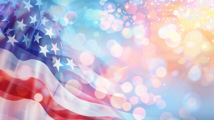 American national holiday concept banner - 797773868