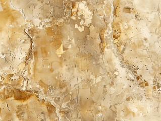 Grainy texture of travertine stone with fascinating pattern created by nature. Incredible material famous for unique blend of rugged beauty and refined elegance