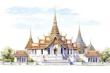 Fototapeta premium Thai Temple temple architecture monastery.