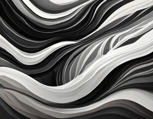 horizontal colorful abstract wave background with black and white colors