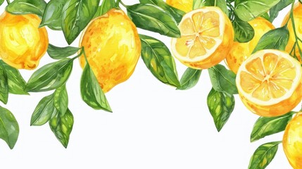 Lemon backgrounds fruit plant.