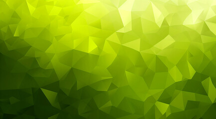 Green abstract geometric background