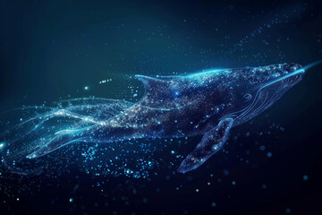 Images of stars resembling blue whales