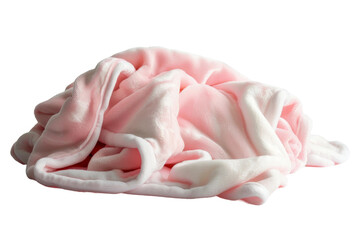Baby Blanket On Transparent Background.