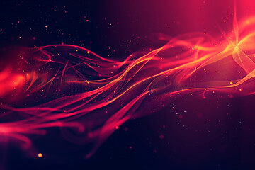 Abstract background with glowing lines, purple, violet, fuchsia shades - obrazy, fototapety, plakaty