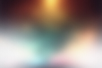 Abstract colorful gradient background, grain noise effect, blur color background for use, trendy vintage brochure banner social or product media design