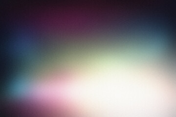 Abstract colorful gradient background, grain noise effect, blur color background for use, trendy vintage brochure banner social or product media design