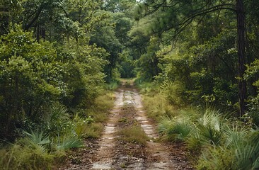 Fototapeta premium path in the woods
