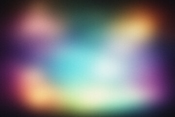 Obraz premium Abstract colorful gradient background, grain noise effect, blur color background for use, trendy vintage brochure banner social or product media design
