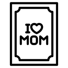 greeting card, mother's day icon