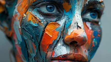 Craft a visually striking image that celebrates the artistic nature of humanity - Powered by Adobe