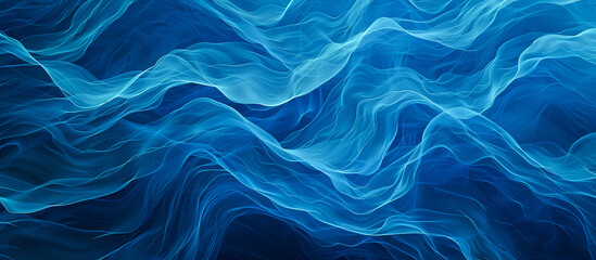 Obraz premium Abstract blue aqua water line wave texture background