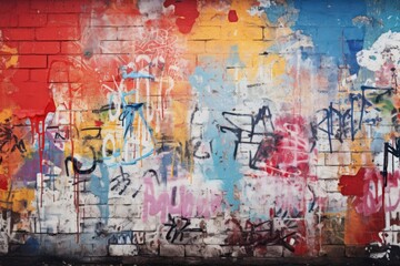 Graffiti architecture backgrounds painting.