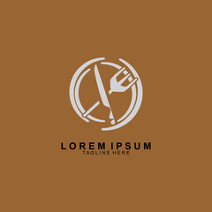 Cooking logo. Chef logo. Icon or symbol for restaurant menu design.