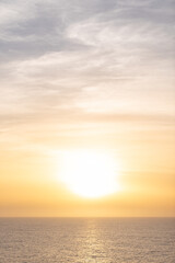 Fototapeta na wymiar Beautiful photo of the sea - beautiful golden sun