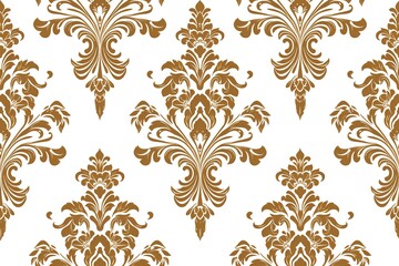 Royal Flourish: Bold damask patterns with intricate details and flourishes.