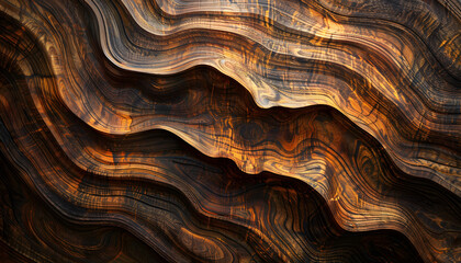Obraz premium Natural Wood Grain Patterns: Organic Beauty