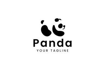 panda logo vector icon illustration © Dyn Studio
