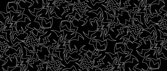 Abstract background with sharp shapes. Modern black and white background. Vector EPS 10