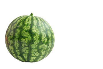 Watermelon Ripe and Refreshing Isolated on Transparent Background	