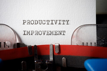 Productivity improvement phrase