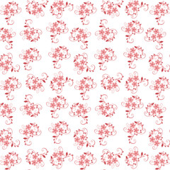 Color vector floral pattern Design