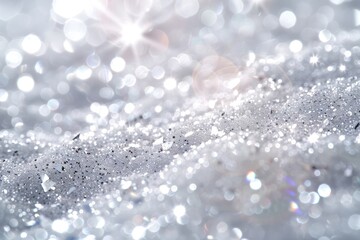 Silver glitter wallpaper background