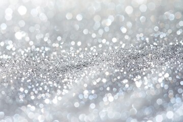 Fototapeta premium Silver glitter wallpaper background