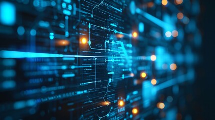 Digital Data Flow Abstract