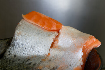 küchenfertige Lachsfilets_pieces of salmon