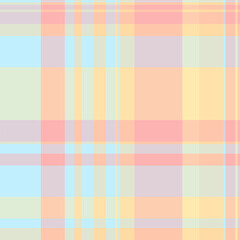 Designs pattern textile background, infant vector tartan texture. Neat fabric seamless plaid check in light and orange colors.