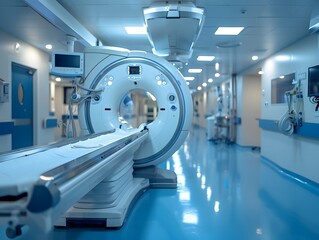 Obraz premium Operating room, medical technology, modern public health