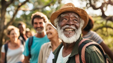 Cross generational connections  senior travelers bonding with locals through culture and friendship