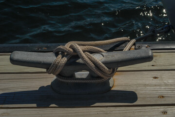 Fototapeta premium Tie-down on Dock