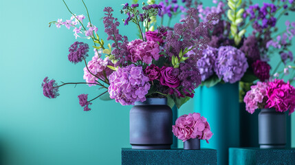 lilac flowers in a vase