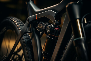 Fototapeta premium detail of a bicycle