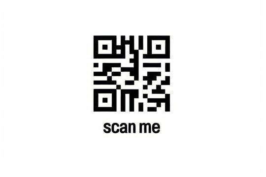 QR code with the text "scan me".