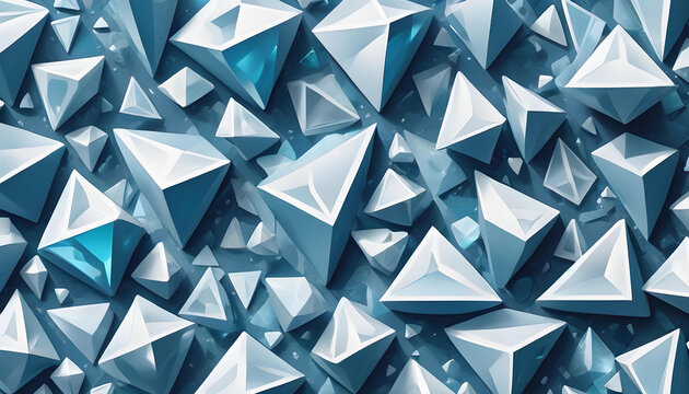 Triangular Blue Diamonds