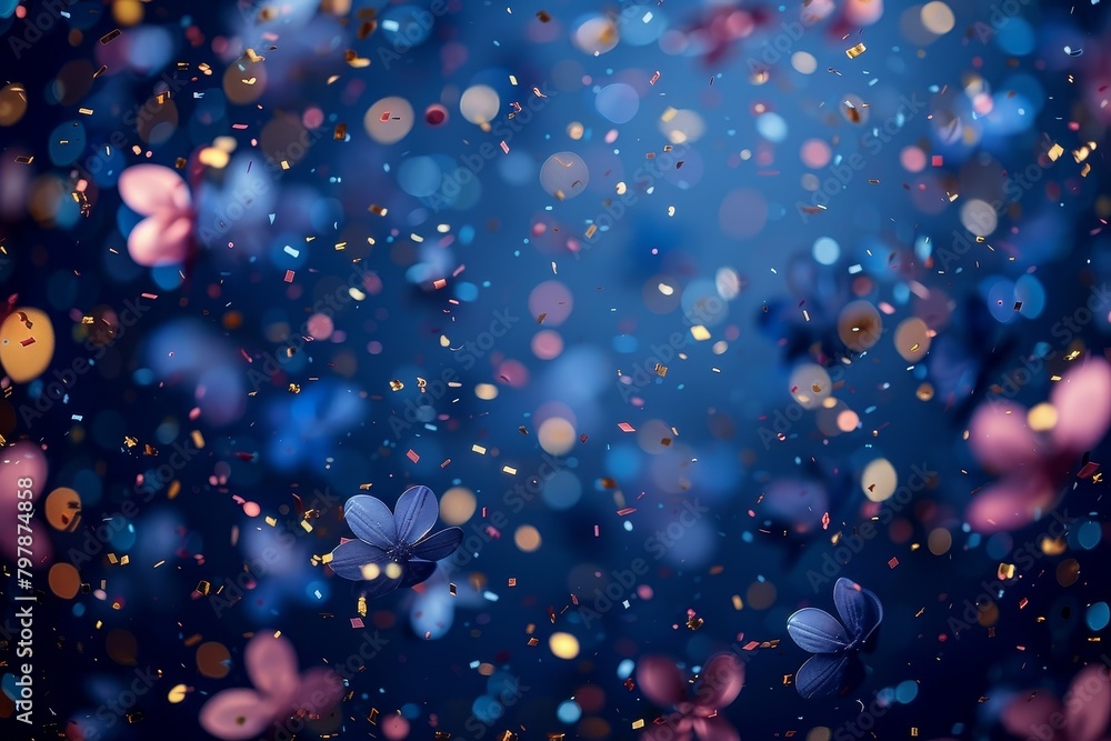 Aufkleber this ethereal image captures the magic of tiny butterflies dancing in a mesmerizing array of colorfu
