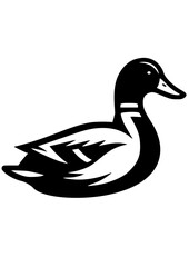 Duck SVG, Hunting SVG, Animal SVG, Bird SVG, Duck Silhouette, Duck Clipart, Duck Cut file for Cricut